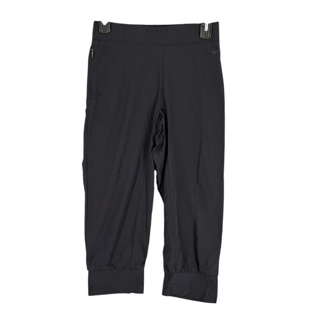 Nike Pants Womens Extra Small Black Cropped Running Jogging Gym Studio Yoga